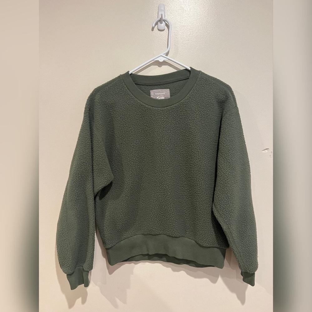 Everlane The Renew Fleece Sweatshirt NEW - Picture 3 of 7